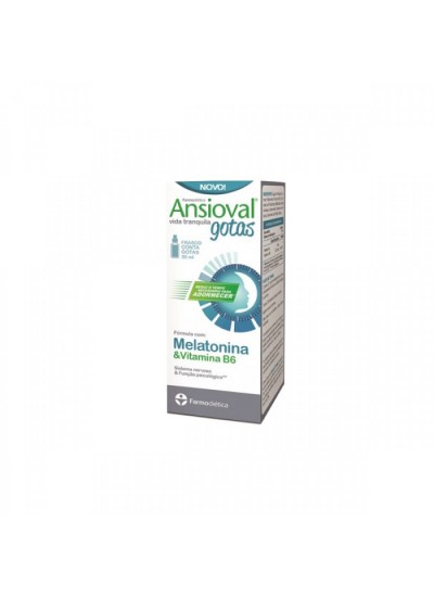 Ansioval Gotas - 30 ml - Farmodietica(Promoção de 1/5/26 até 30/6/26)